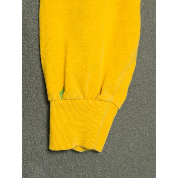 Moondoggies Beach Club long sleeve yellow tee sz M beach surfcore skater VW - Picture 10 of 11